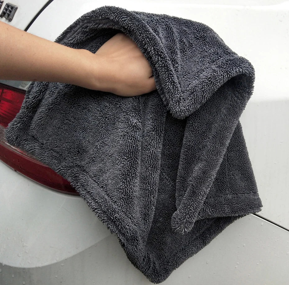 1200GSM Microfiber Car Wash Towel – Double-Sided, Scratch-Free, Ultra Absorbent