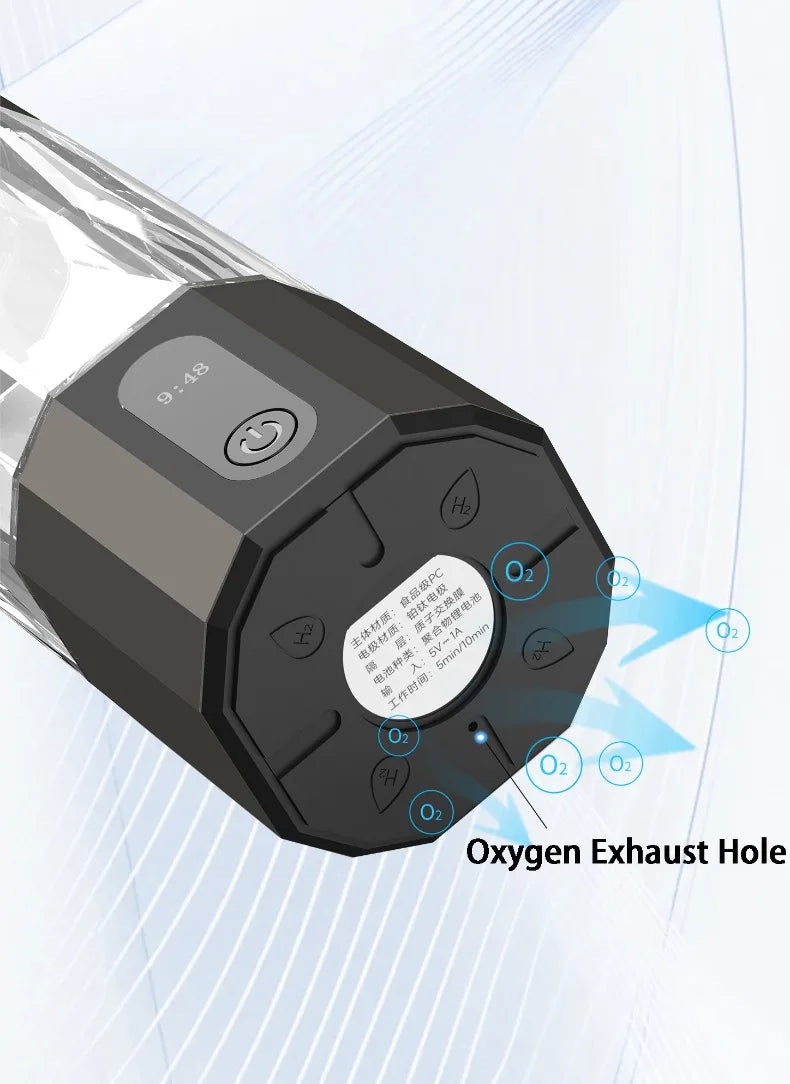 Portable Hydrogen Water Bottle – Electrolytic Ionizer Cup for Healthy Drinking