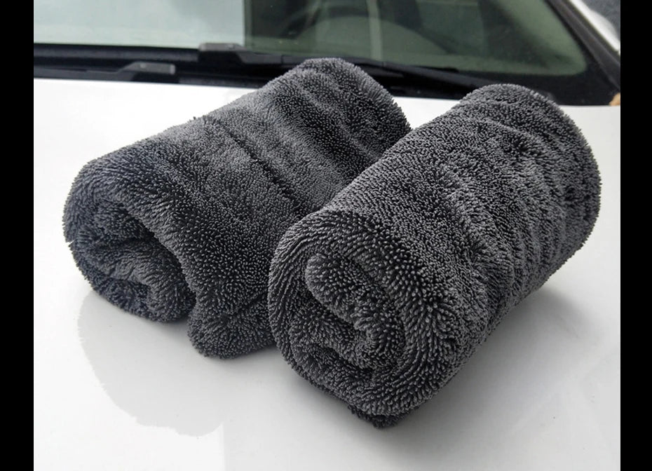 1200GSM Microfiber Car Wash Towel – Double-Sided, Scratch-Free, Ultra Absorbent